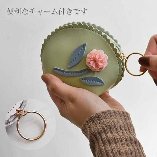 ポーチ レディース ミニポーチ 花柄 スカラップ 女子 小物入れ プレゼント ギフト お揃い 友達 彼女 ホワイトデー オソロ Bag595 Hug U ハグユー 通販 Yahoo ショッピング