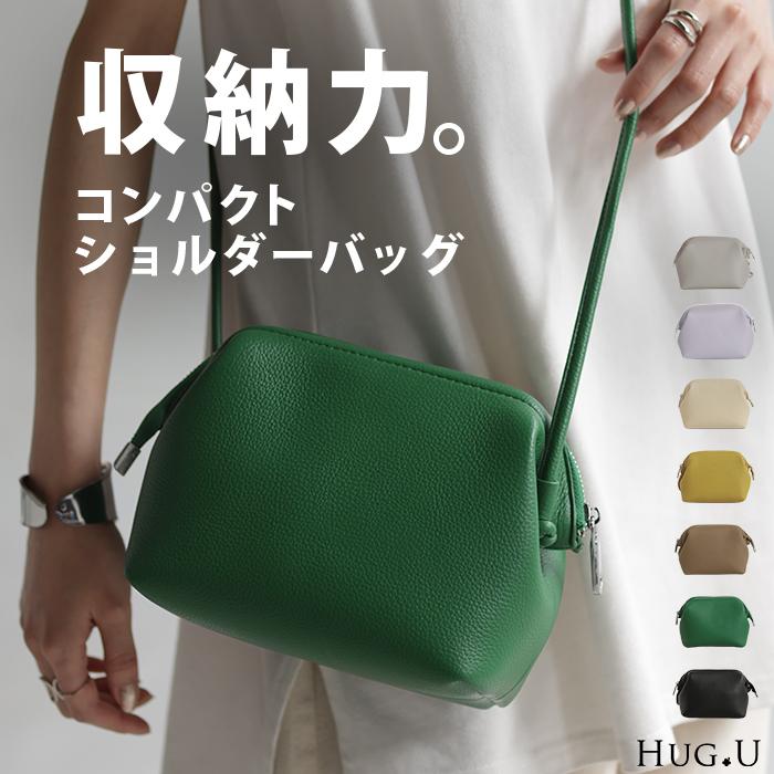 HUG.U（ハグユー） ショルダーバッグ レディース 小さめ がま口 斜