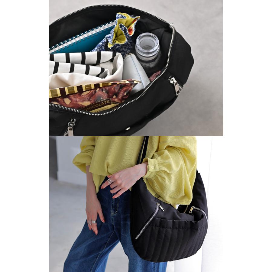 ショルダーバッグ レディース バッグ キルティング 大容量 レディースバッグ 斜めがけ コンパクト A4 収納可能 | HUG.U | 14