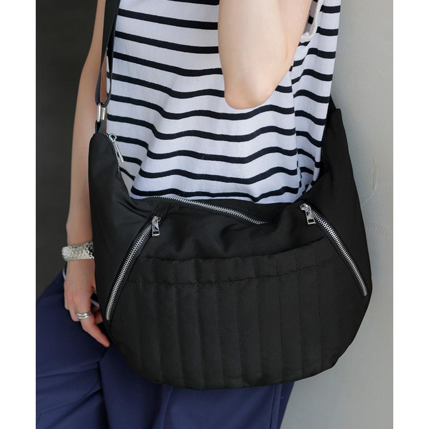 ショルダーバッグ レディース バッグ キルティング 大容量 レディースバッグ 斜めがけ コンパクト A4 収納可能 | HUG.U | 17