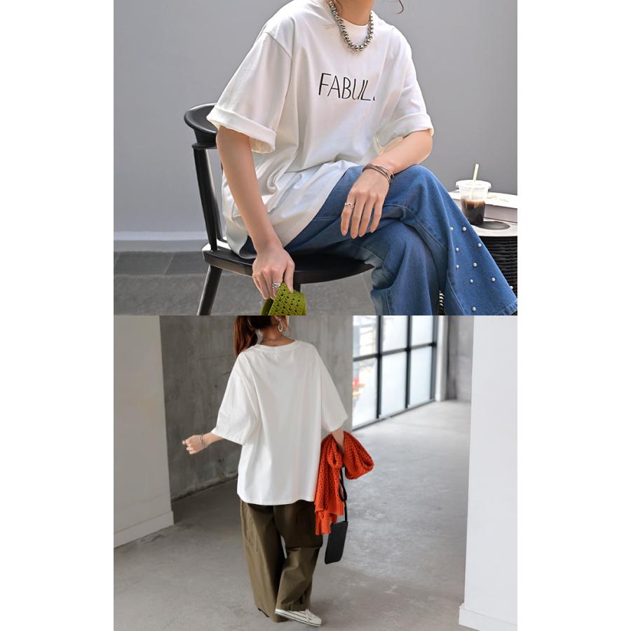 福袋 コーデセット 3点セット レディース Tシャツ ベスト パンツ 人気 セット ティーシャツ チュニック ロゴ 接触冷感 UVカット ジレ サマーニット 2,500円OFF | HUG.U | 06