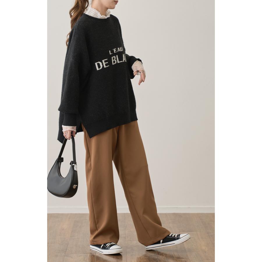 トップス レディース シアー インナー シースルー ドット レース レイヤード ハイネック 長袖 タートル | HUG.U | 16