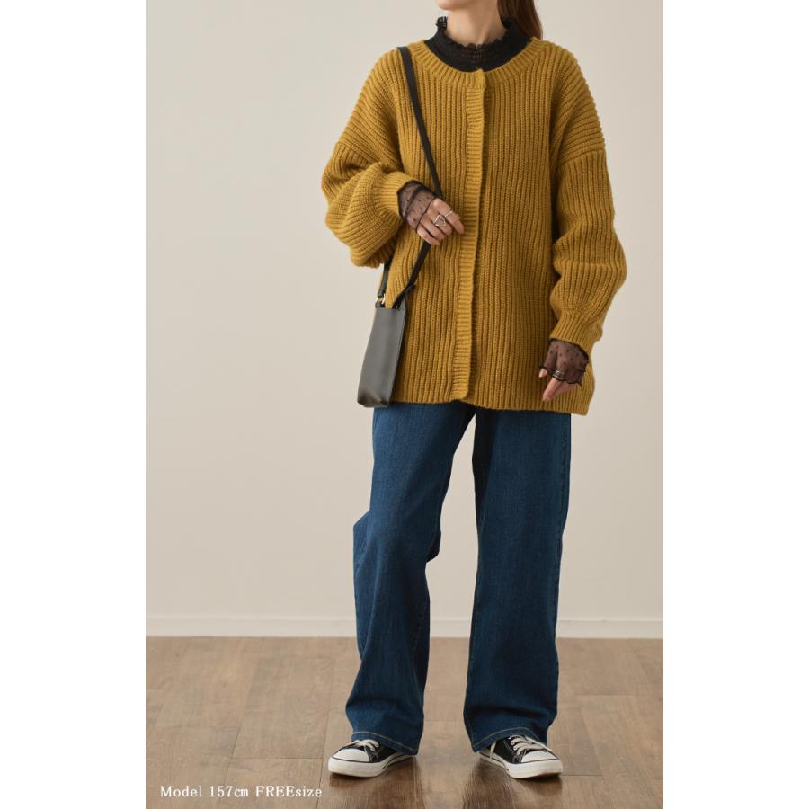 トップス レディース シアー インナー シースルー ドット レース レイヤード ハイネック 長袖 タートル | HUG.U | 05