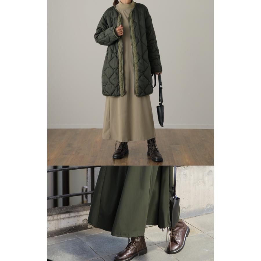 ワンピース ロング ワンピ ナイロン ハイネック 長袖 ロングワンピース 体型カバー レディース アウトドア タイムセールSW2 | HUG.U | 17