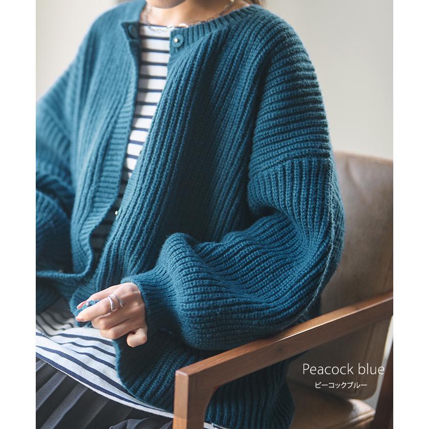 カーディガン レディース トップス 2way ニット プルオーバー セーター ニットカーディガン 長袖 羽織 | HUG.U | 19