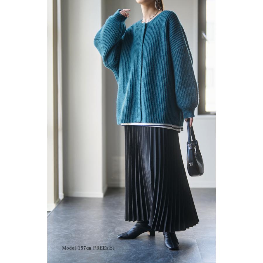 HUG.U カーディガン レディース トップス 2way ニット プルオーバー