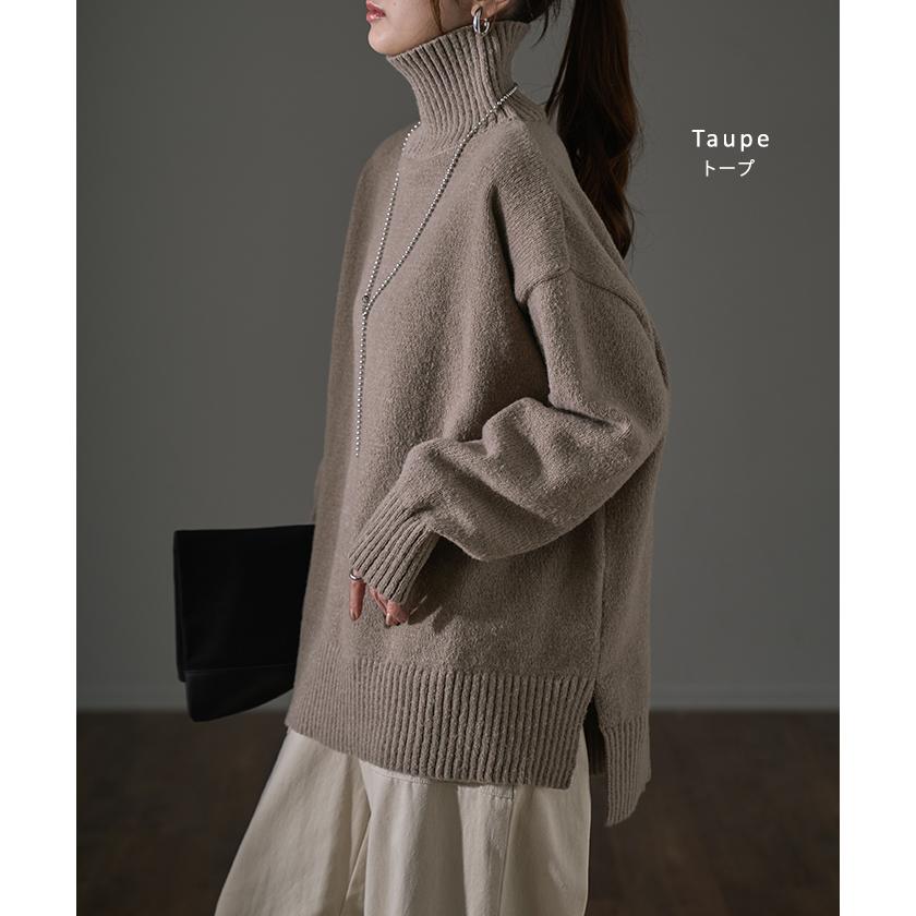 HUG.U ニット レディース トップス タートルネック セーター