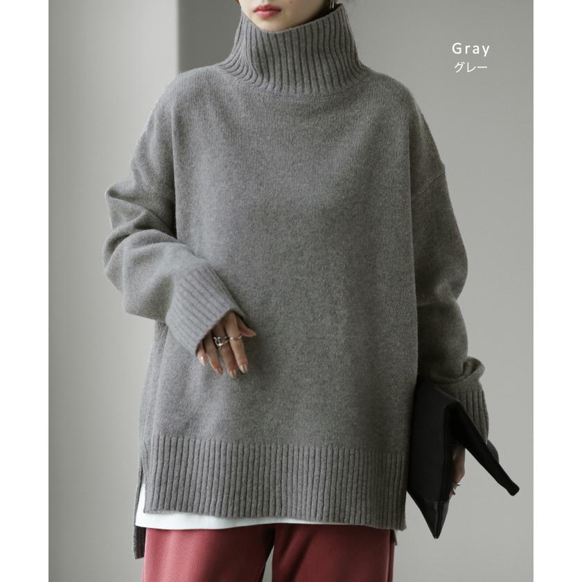 HUG.U ニット レディース トップス タートルネック セーター HUG.U ニット レディース トップス タートルネック セーター