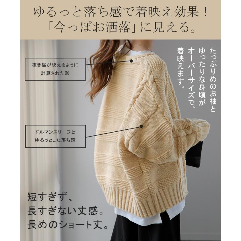 ニットカーディガン ロングカーディガン レディース ドルマンスリーブ ケーブル編み セーター コート 羽織 秋 冬 防寒 厚手 無地 大きいサイズ 体型カバー 楽天市場】カーディガン ロング ニット ニット カーディガン