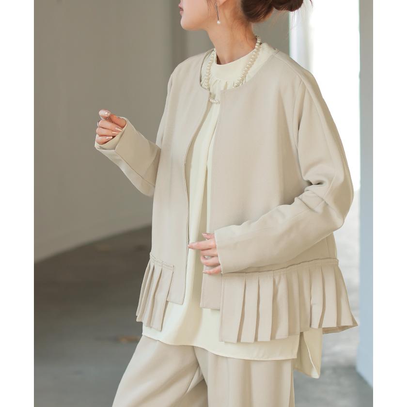 フォーマル 3点セット パンツ ジャケット ブラウス 体型カバー レディース シワになりにくい パンツスーツ | HUG.U | 07