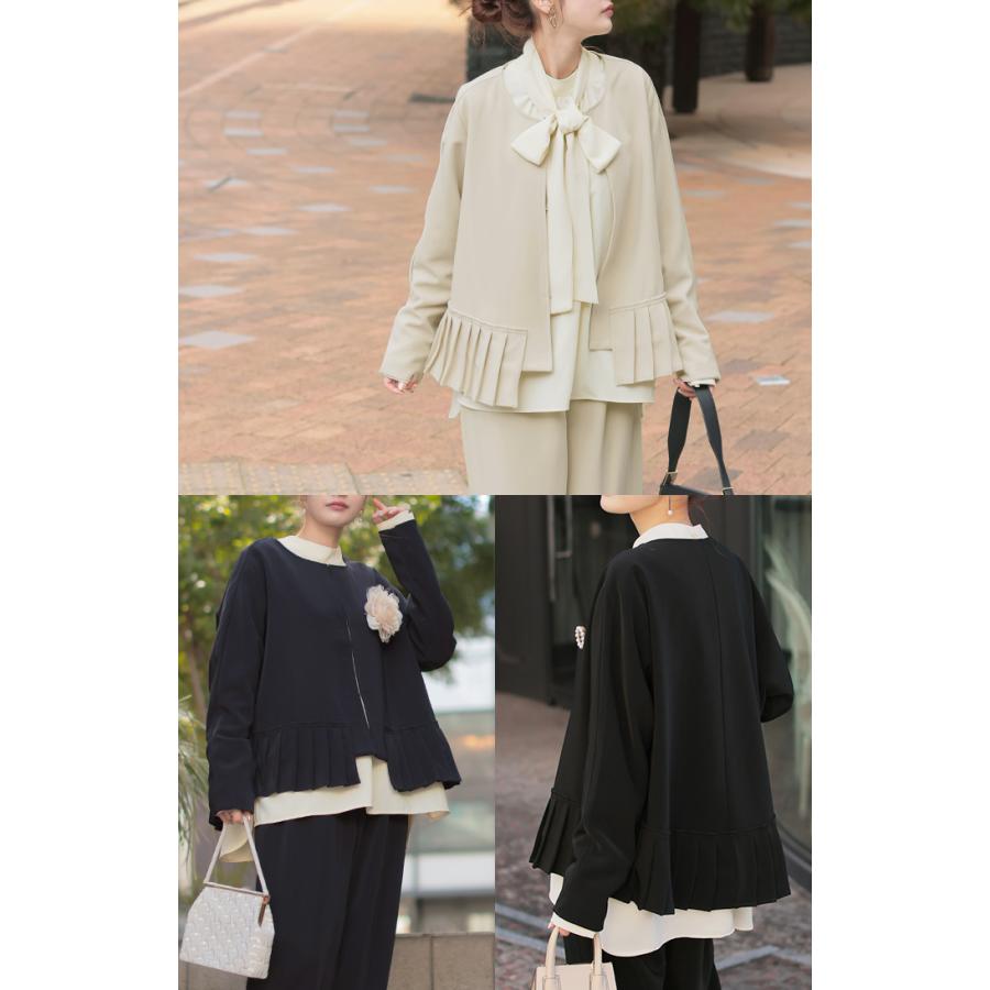 フォーマル 3点セット パンツ ジャケット ブラウス 体型カバー レディース シワになりにくい パンツスーツ | HUG.U | 09