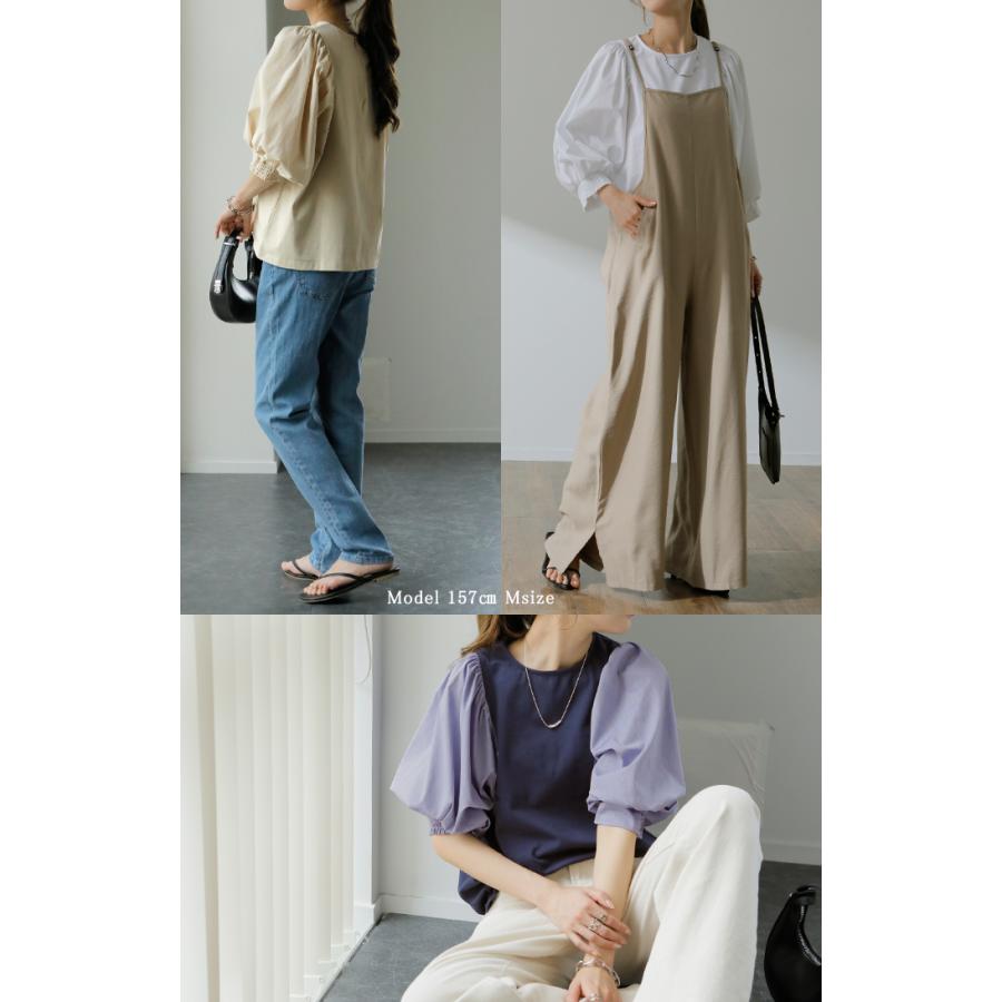 HUG.U SALE Tシャツ レディース トップス パフスリーブ 半袖