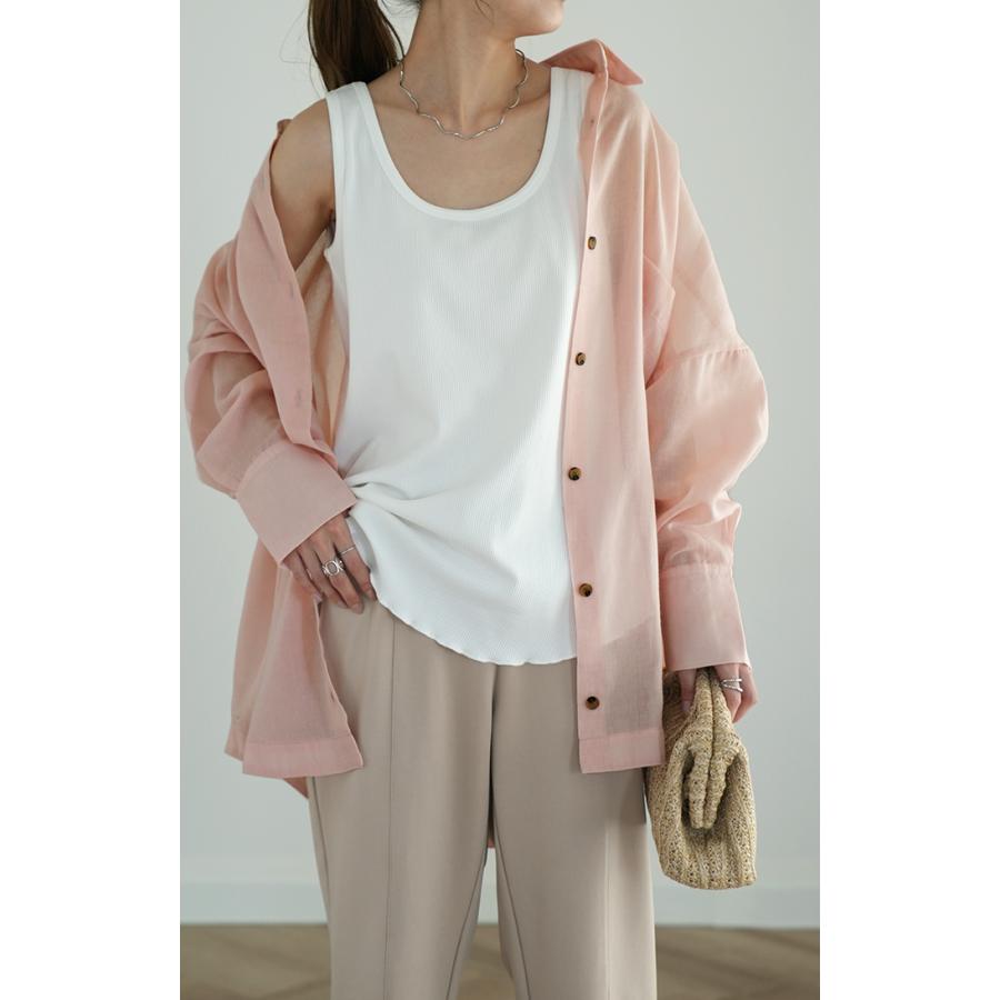 BEARDSLEY 麻調合繊ボリュームブラウス 夏を快適に過ごせる服“麻調合繊