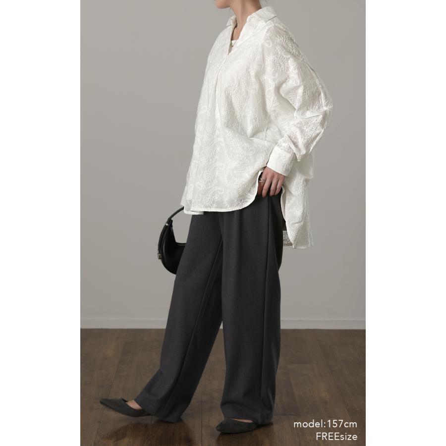 HUG.U（ハグユー） シャツ レディース トップス 刺繍 チュニック