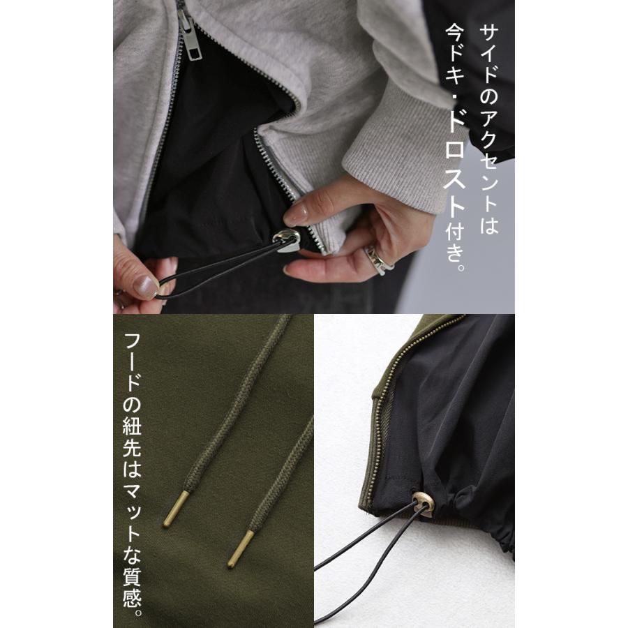 パーカー アウター レディース ライトアウター トップス トレーナー スウェット フーディー ビッグ | HUG.U | 21