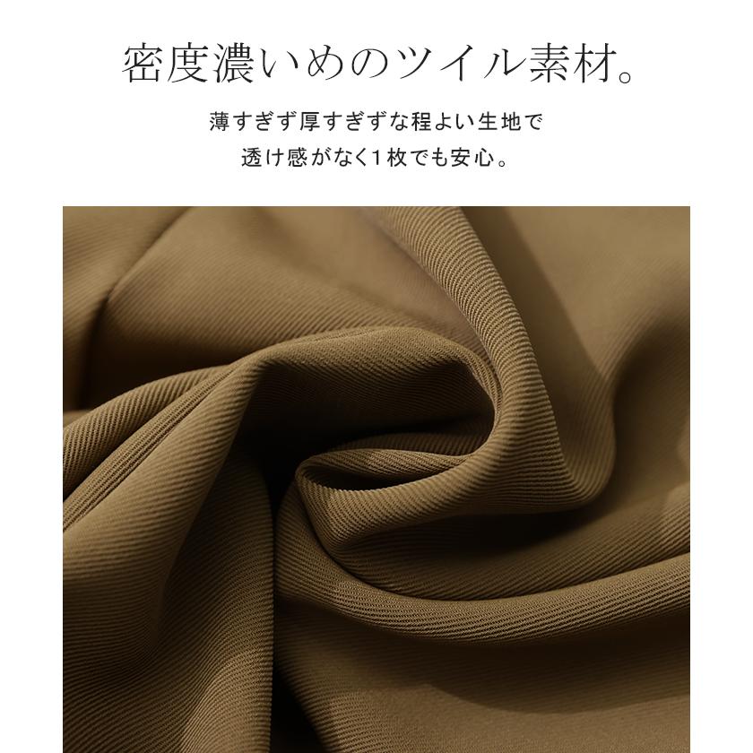 パンツ レディース タックパンツ スラックス カラーパンツ ロング ハイウエスト ストレート ワイドパンツ ボトムス | HUG.U | 16