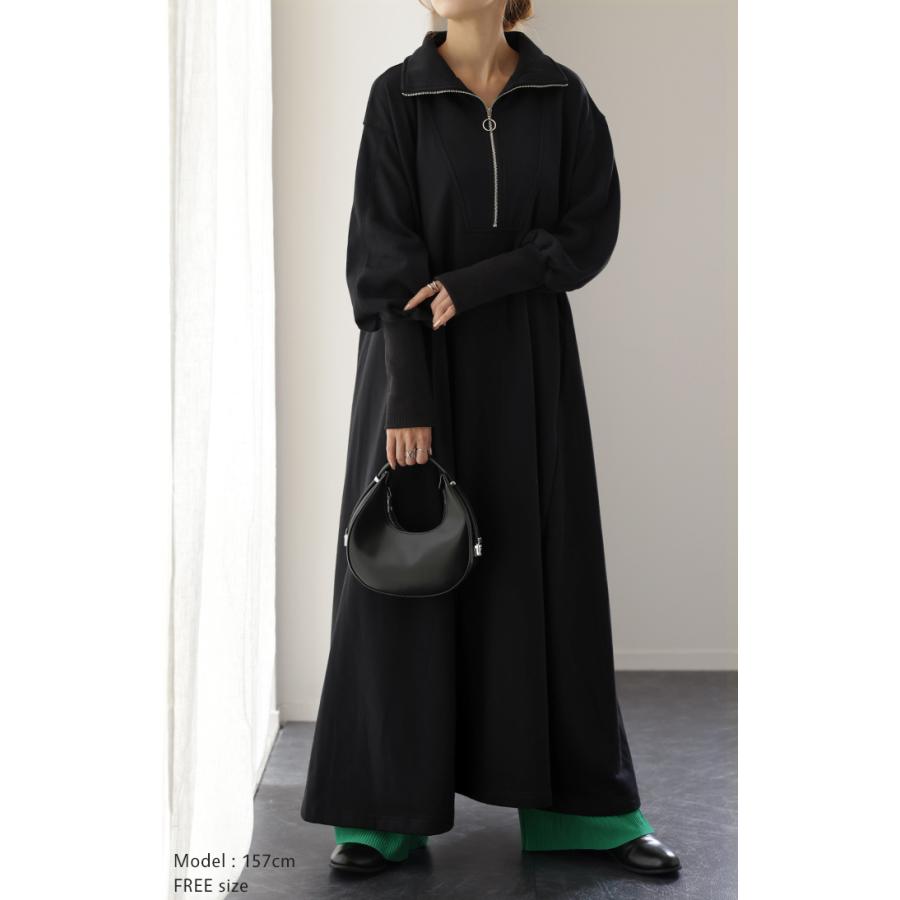 ワンピース スウェット ワンピ ワンピース ロングワンピース レディース ロング ロングワンピ マキシ | HUG.U | 19