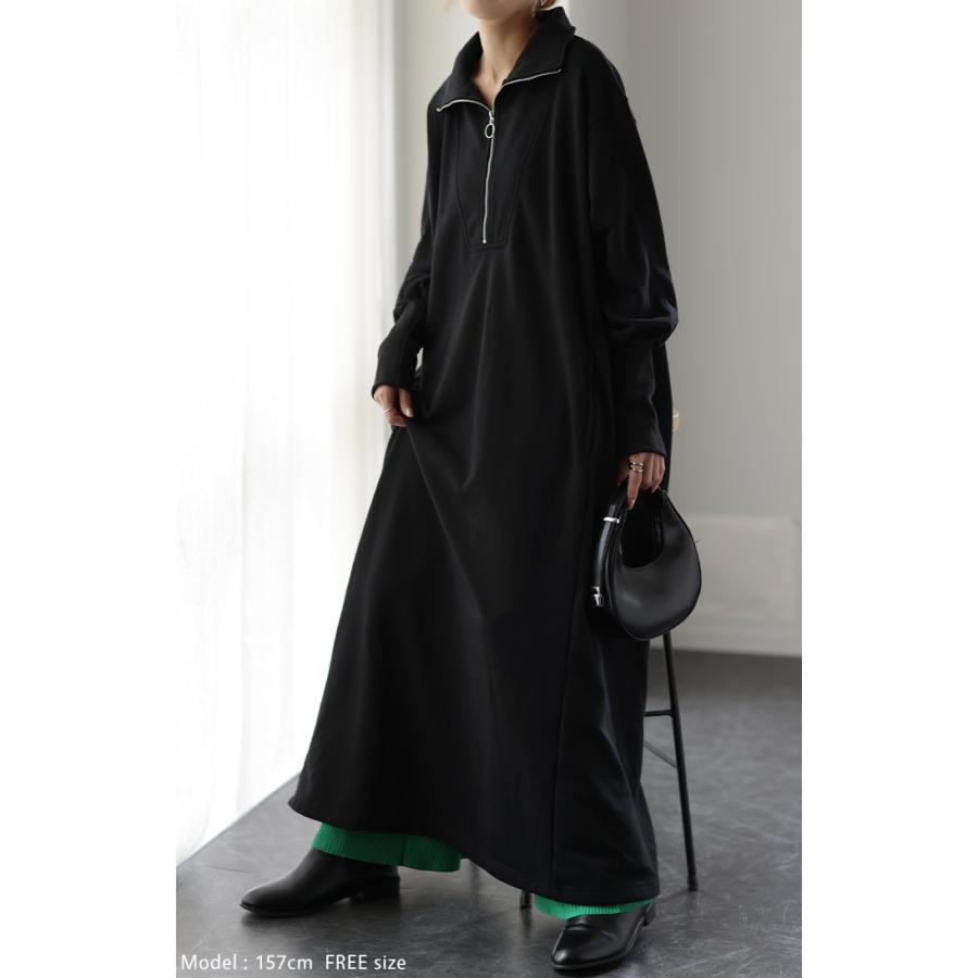 ワンピース スウェット ワンピ ワンピース ロングワンピース レディース ロング ロングワンピ マキシ | HUG.U | 21