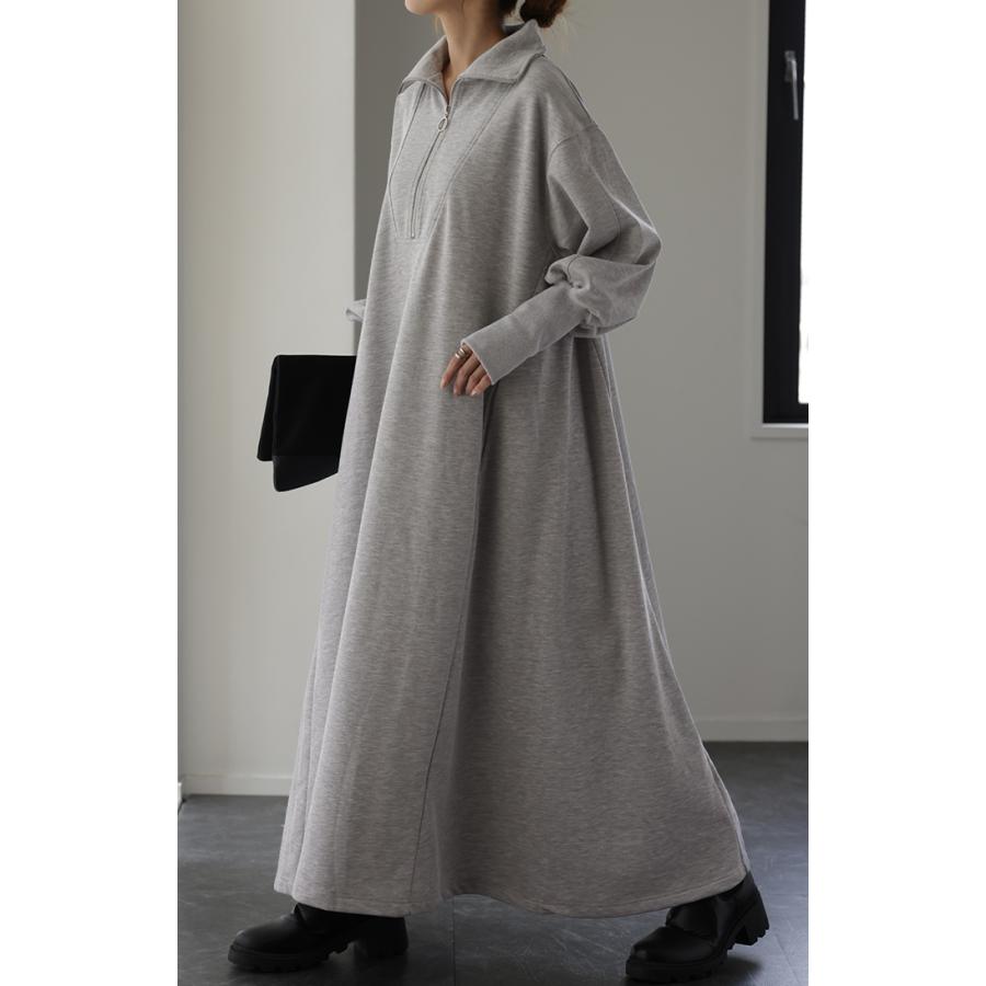 ワンピース スウェット ワンピ ワンピース ロングワンピース レディース ロング ロングワンピ マキシ | HUG.U | 05