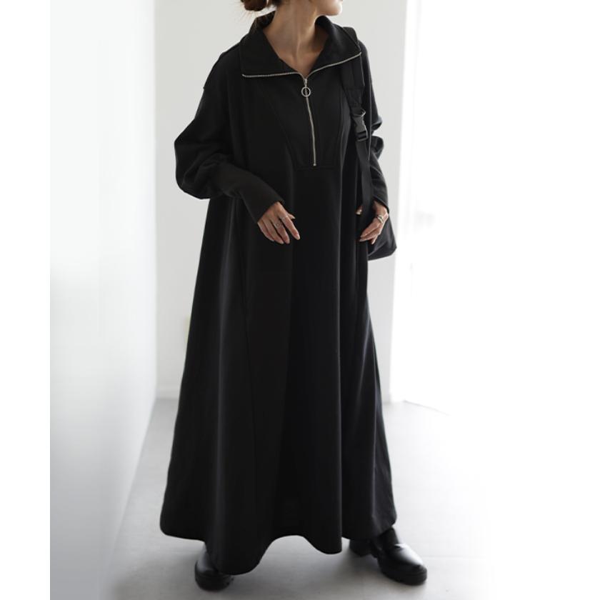 ワンピース スウェット ワンピ ワンピース ロングワンピース レディース ロング ロングワンピ マキシ | HUG.U | 06