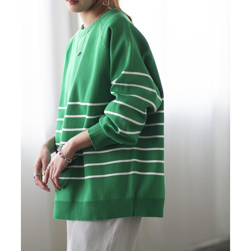 HUG.U トップス レディース プルオーバー スポンジニット