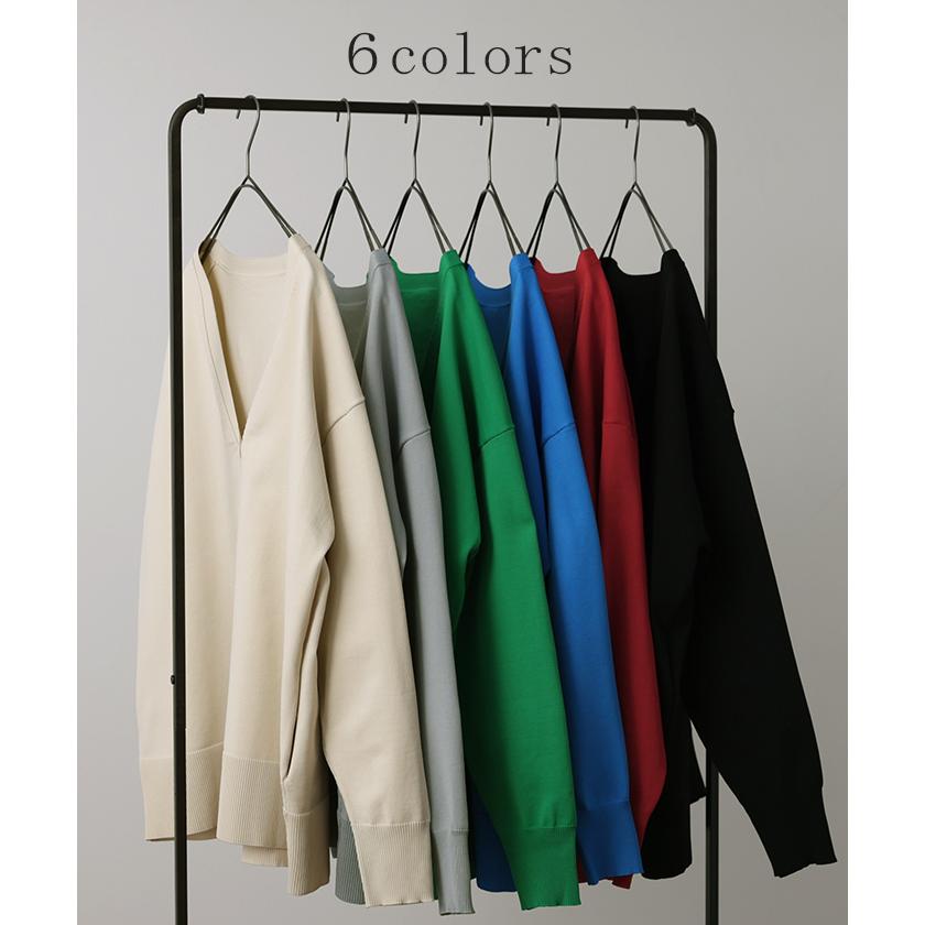 カーディガン レディース トップス 軽量 ニット スポンジニット アウター 長袖 春ニット 羽織 | HUG.U | 15