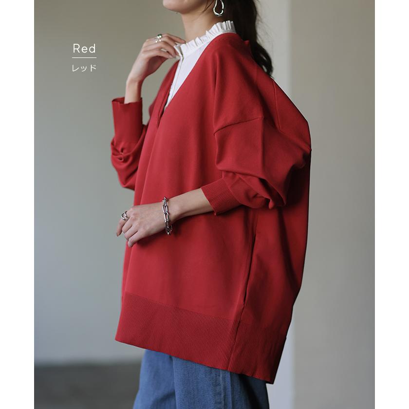 カーディガン レディース トップス 軽量 ニット スポンジニット アウター 長袖 春ニット 羽織 | HUG.U | 22