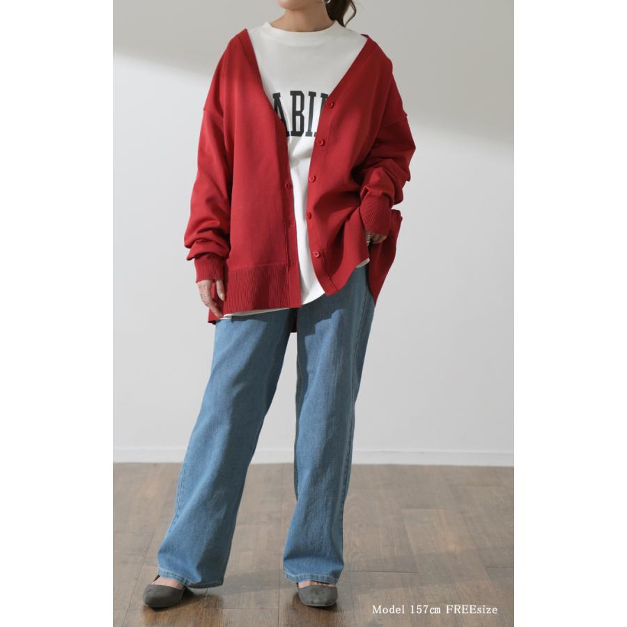 カーディガン レディース トップス 軽量 ニット スポンジニット アウター 長袖 春ニット 羽織 | HUG.U | 08