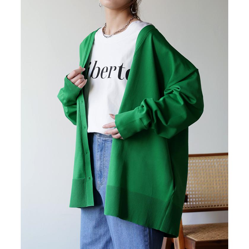 カーディガン レディース トップス 軽量 ニット スポンジニット アウター 長袖 春ニット 羽織 | HUG.U | 10