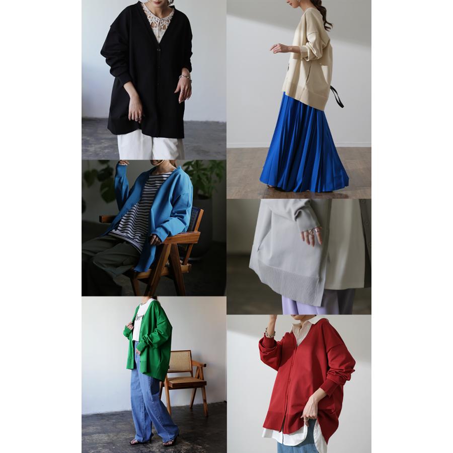 カーディガン レディース トップス 軽量 ニット スポンジニット アウター 長袖 春ニット 羽織 | HUG.U | 12