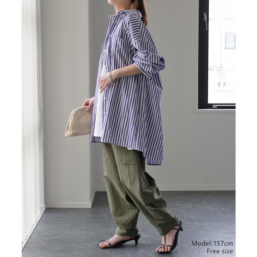 HUG.U（ハグユー） シャツ レディース トップス ストライプシャツ