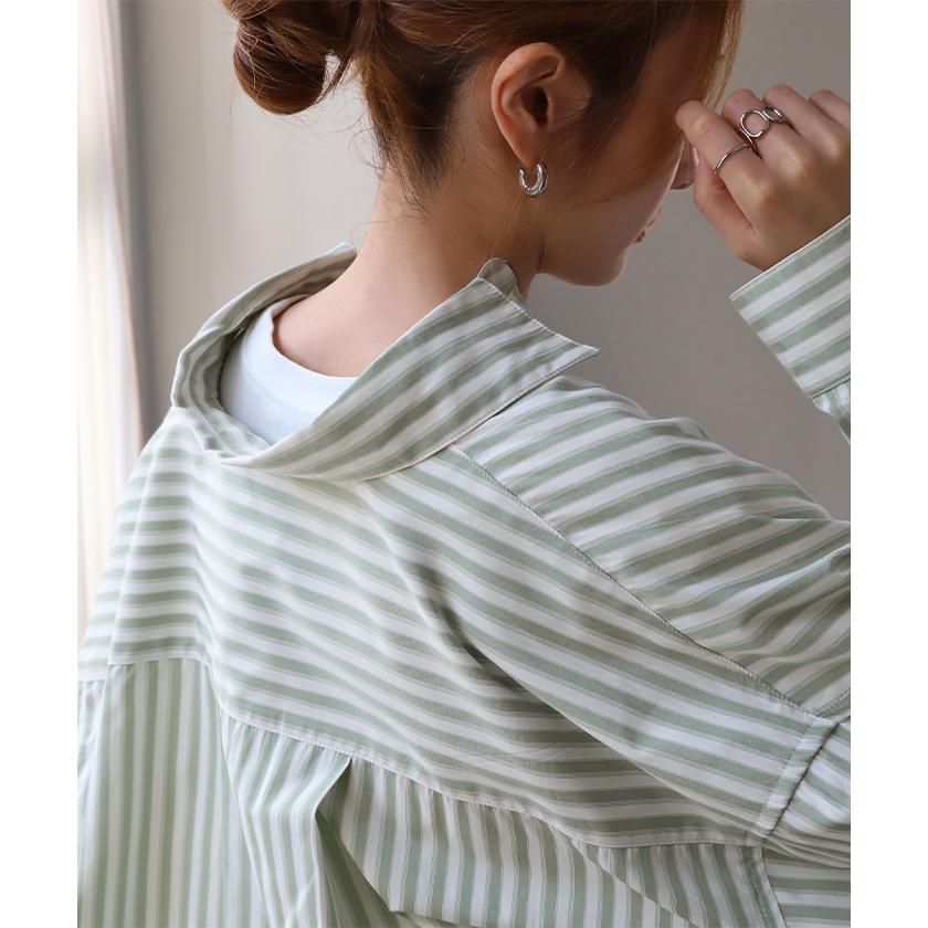 HUG.U（ハグユー） シャツ レディース トップス ストライプシャツ