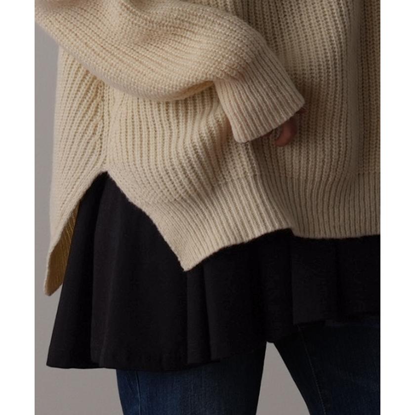 キャミソール レディース トップス インナー ペプラム フリル レイヤード 裾 お尻が隠れる | HUG.U | 04