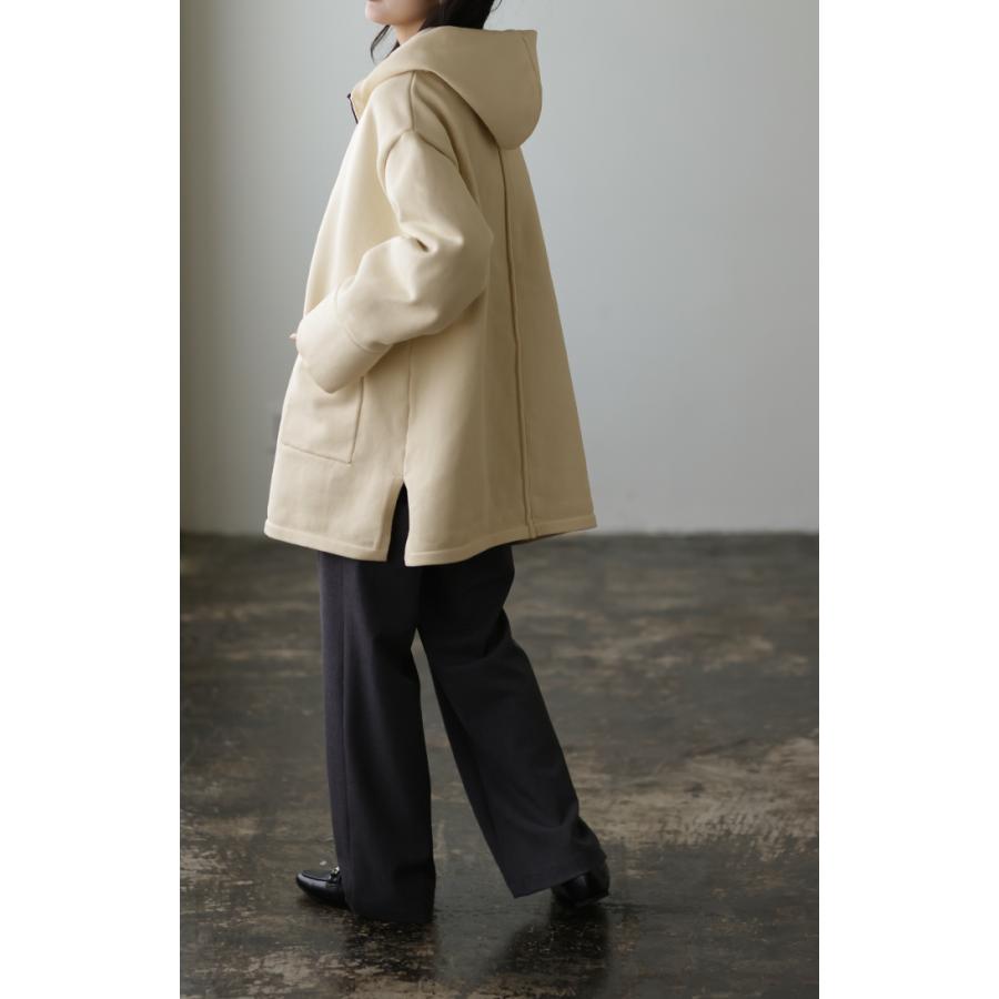 SALE パーカー レディース アウター ニット ニットパーカー 体型カバー ライトアウター フード フーディー 長袖 長め オーバーサイズ お尻が隠れる | HUG.U | 18