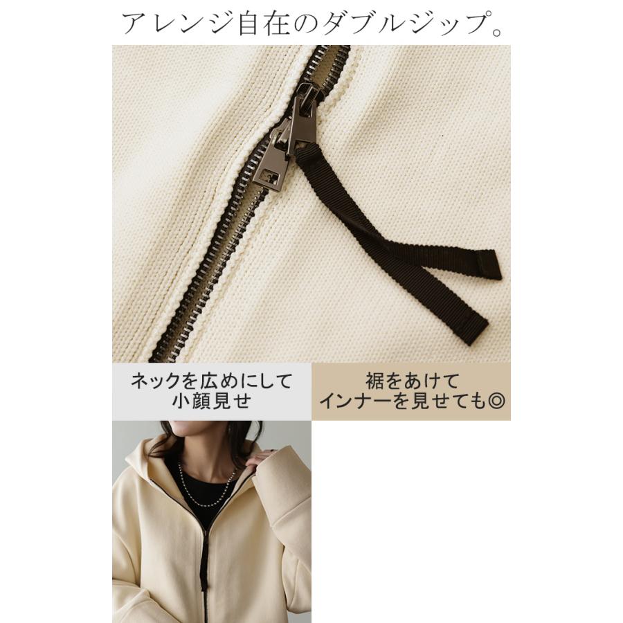 HUG.U パーカー レディース アウター ニット ニットパーカー HUG.U パーカー レディース アウター ニット ニットパーカー