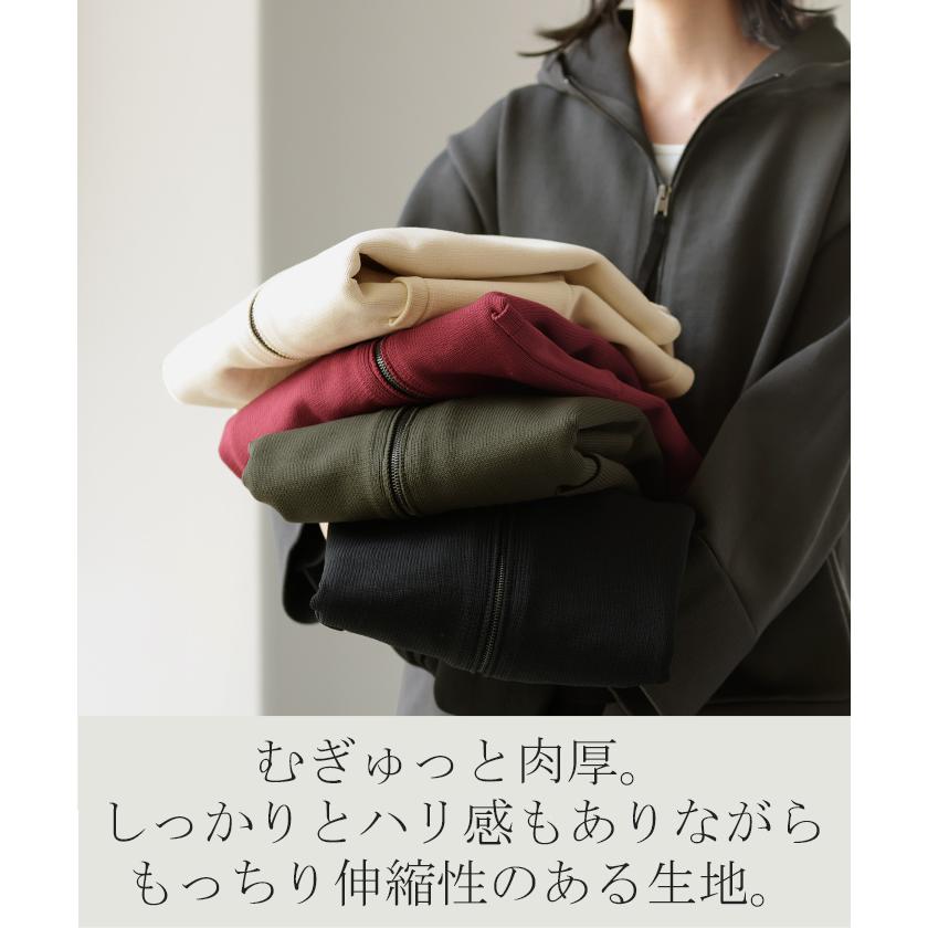 HUG.U パーカー レディース アウター ニット ニットパーカー