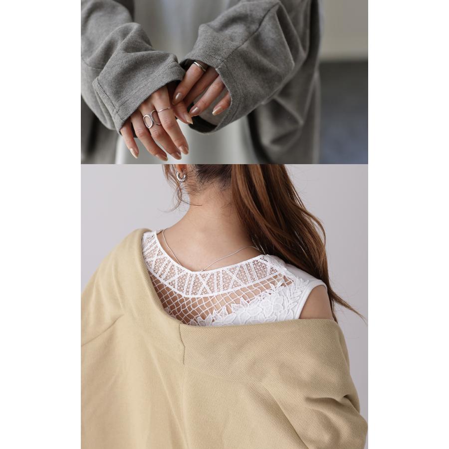 カーディガン レディース トップス ドルマン 羽織 チュニック ニット スウェット お尻が隠れる ゆったり 体型カバー ニットソー 長袖 | HUG.U | 24