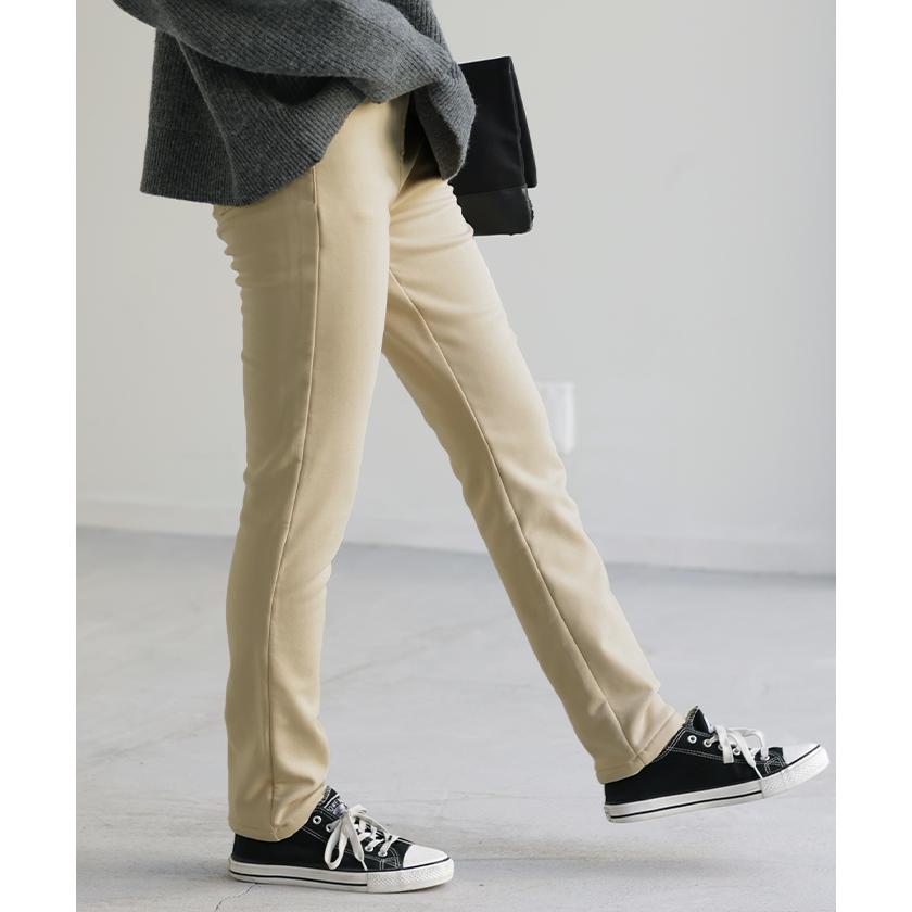 パンツ 裏ボア パンツ レディース 裏起毛 レギンスパンツ レギパン スキニー スキニーパンツ ストレート | HUG.U | 08