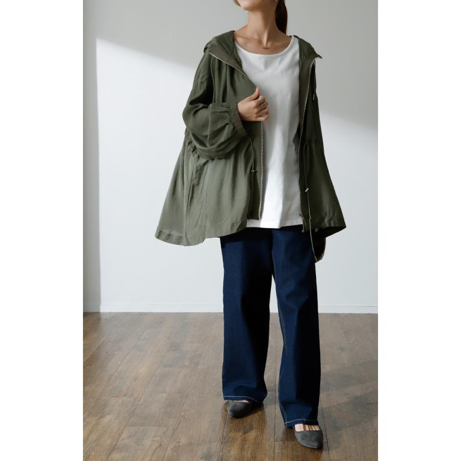 パーカー レディース 薄手 シアー 羽織 トップス ポンチョ カーディガン 長袖 ライトアウター 冷房対策 日よけ フード アウトドア 海 アウター ゆったり | HUG.U | 08