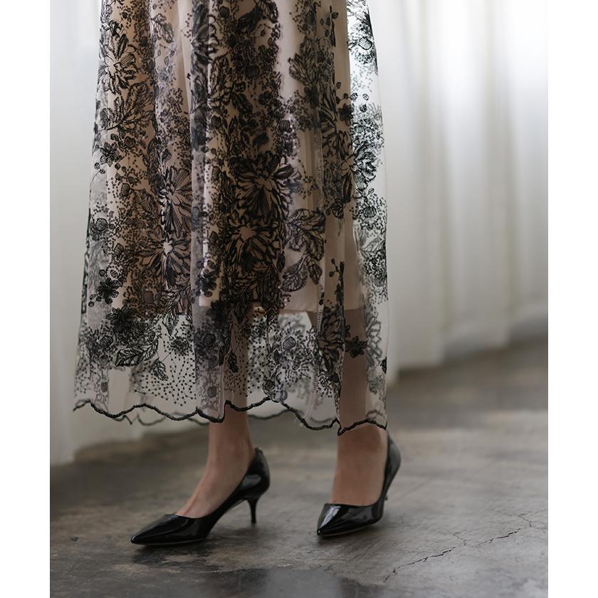 ワンピース 結婚式 オケージョン ドレス 袖あり お呼ばれ ロングワンピース 長袖 レース ワンピ パーティー 体型カバー レディース | HUG.U | 15