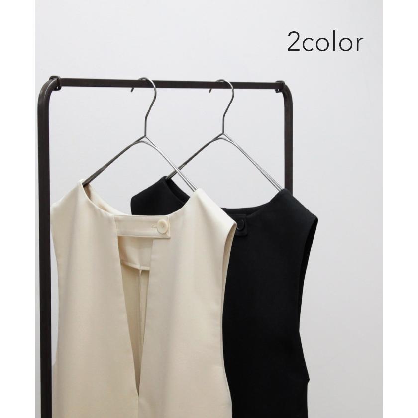 ワンピース レディース ロング きれいめ 2way ノースリーブ レイヤード Vネック オケージョン ドレス 袖なし | HUG.U | 11