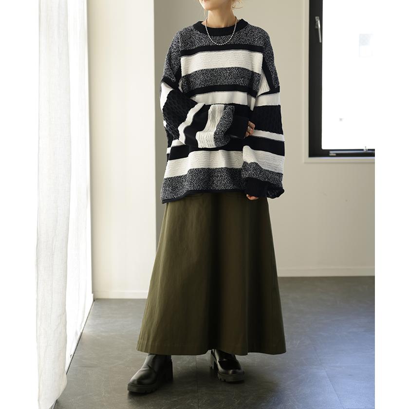 ニット レディース プルオーバー セーター トレーナー トップス 長袖 丸首 | HUG.U | 10