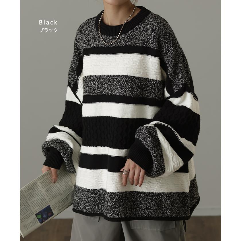 ニット レディース プルオーバー セーター トレーナー トップス 長袖 丸首 | HUG.U | 14