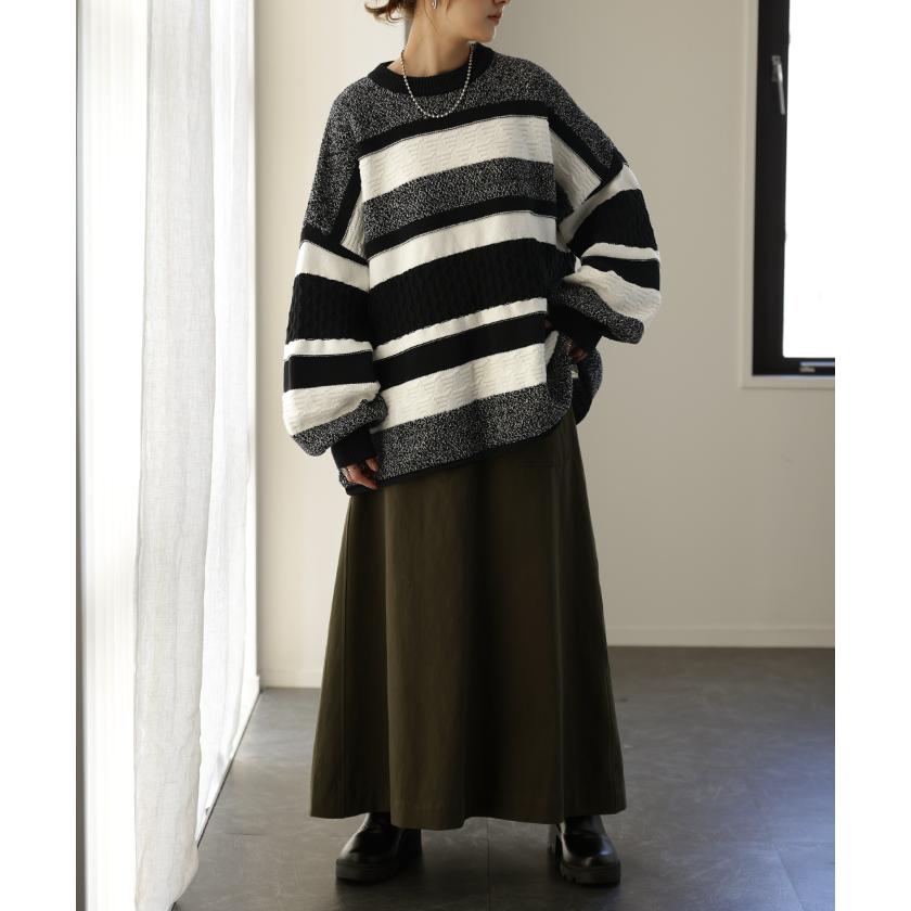 ニット レディース プルオーバー セーター トレーナー トップス 長袖 丸首 | HUG.U | 20