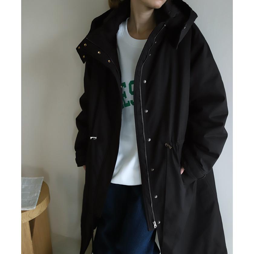 SALE アウター レディース ミリタリーコート 中綿 コート 暖か ダウン フェイクダウン モッズコートスタンドカラー アウトレット | HUG.U | 07