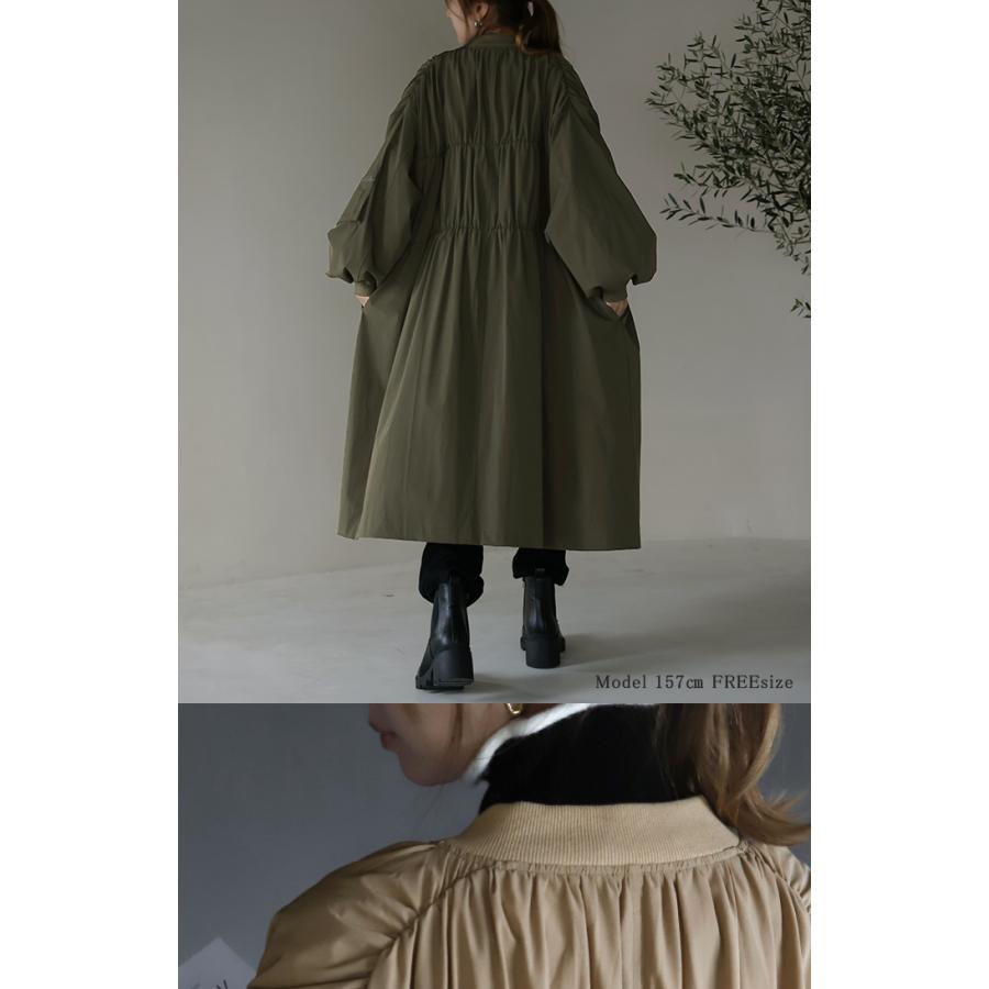 ジャンパー レディース ロング アウター ロングMA-1 ミリタリーコート ミリタリー ライトアウター OUTER2410 | HUG.U | 19