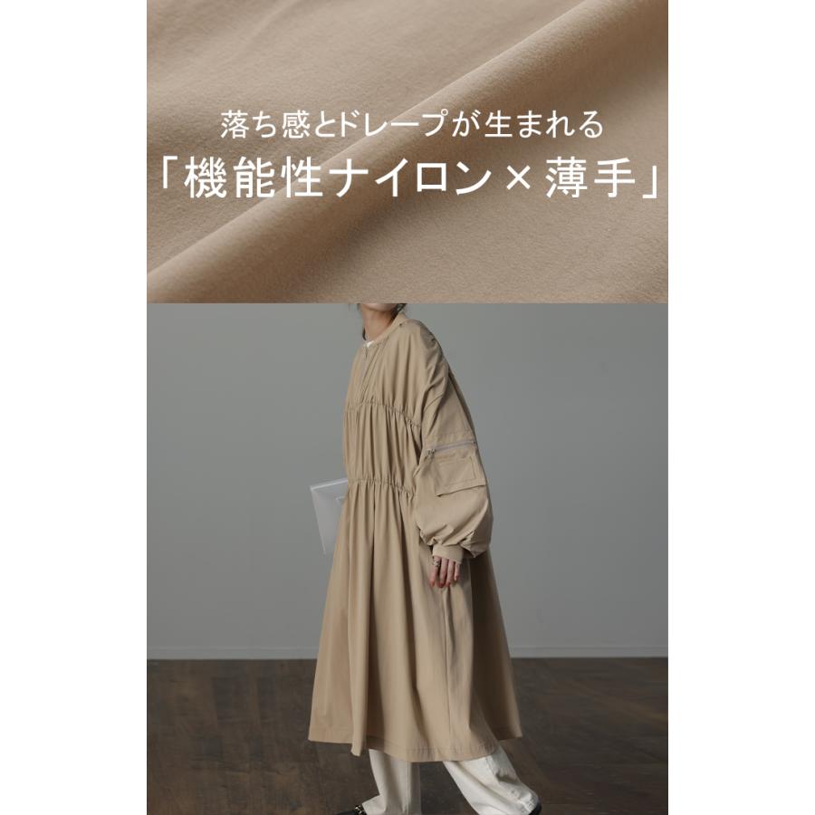 ジャンパー レディース ロング アウター ロングMA-1 ミリタリーコート ミリタリー ライトアウター OUTER2410 | HUG.U | 08