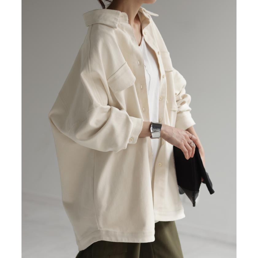 デニムシャツ レディース デニムジャケット オーバーサイズ アウター シャツ デニム トップス ジャケット Gジャン 体型カバー 長袖 羽織  タイムセールSW2 | HUG.U | 07