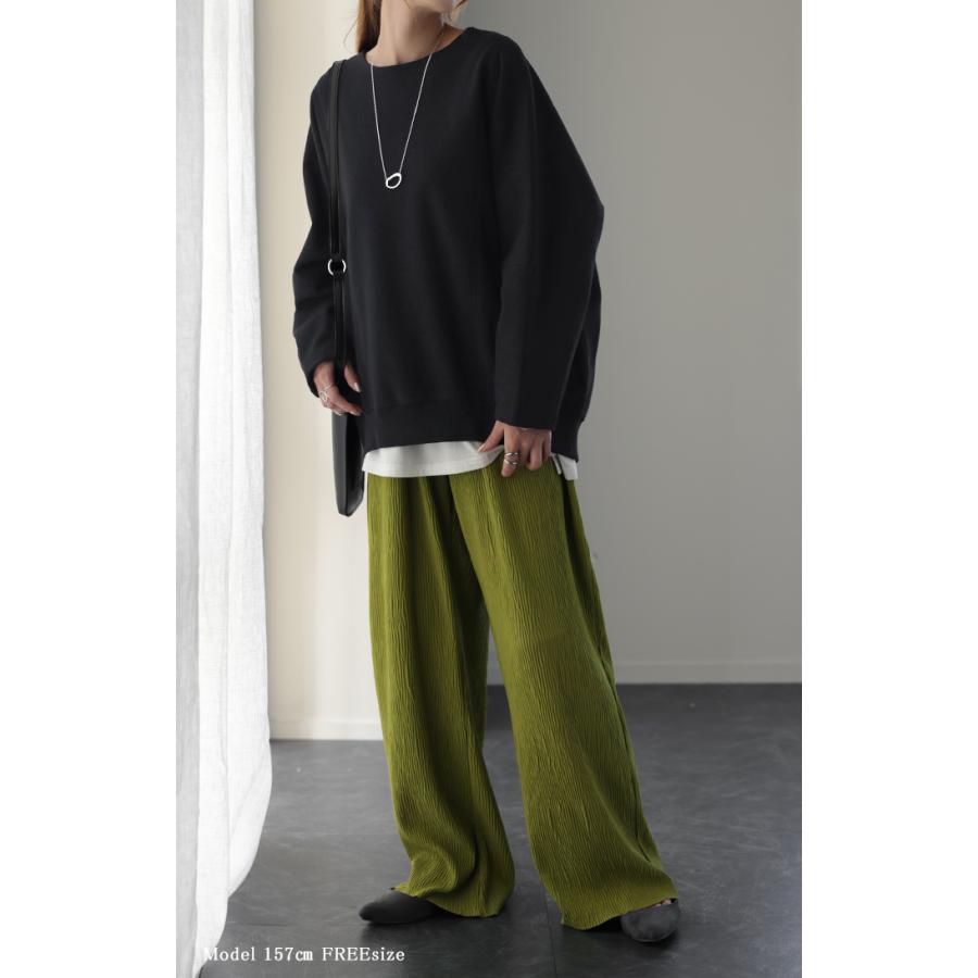 HUG.U スウェット レディース トレーナー トップス チュニック