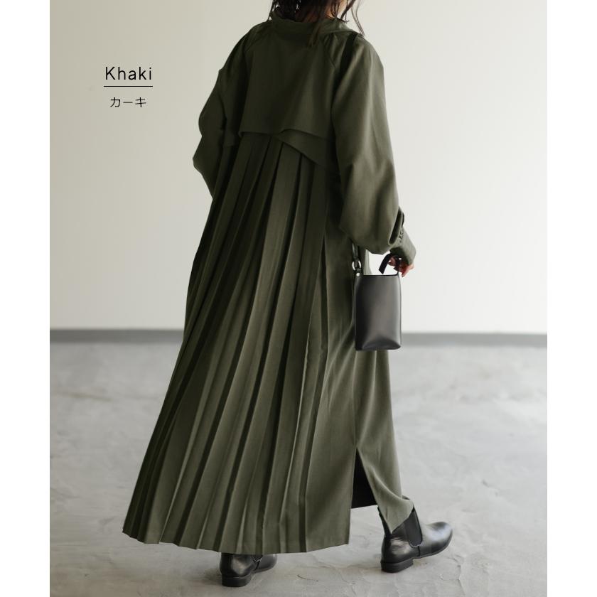 HUG.U ワンピース プリーツ シャツ ロングワンピース ロング